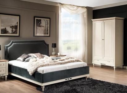 Bed Upholstery Design Luxury Hotel Beds Marriage 140/160cm Sleep Room Double Textile