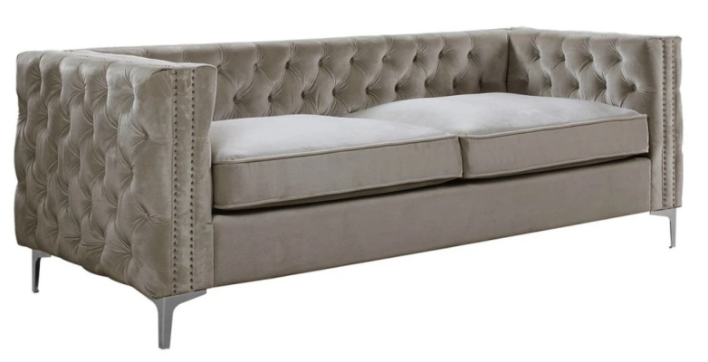 Chesterfield three seater modern furniture textile fabric velvet living room luxury couches