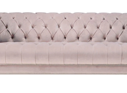 Chesterfield Old Pink Pink new Three Seater Fabric Design Couches Upholstery Sofa Sofas