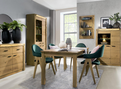Extendable Design Wooden Table Table Dining Living room Wood Tables new 160/200cm new
