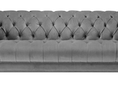 Three Seater Gray Fabric Living room Design Couches Upholstery Sofa Sofas Chesterfield