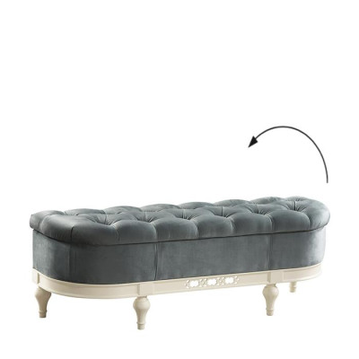 Stool footstool side stool ottoman chaise lounge bench seat Chesterfield