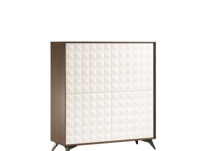 Chest of drawers Display case Chests of drawers Display cabinet Glass Designer Wardrobe 114 cm