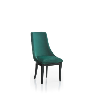 Green Armchair 2x Luxury Classic r Dining room Chair Chairs Seat Modern Solid Wood