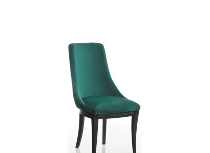Green Armchair 2x Luxury Classic r Dining room Chair Chairs Seat Modern Solid Wood