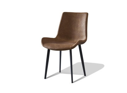 Upholstered Dining room Chairs 1x Chair Group Chairs Suite Leather Design Luxury