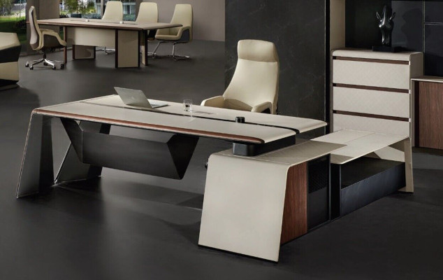 Office Furnishings Study room Office Furniture Table Wardrobe Armchair 3-piece set