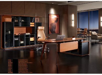 Desk set 3 pieces. Office Suite Table Chef Wardrobe Armchair Furnishings