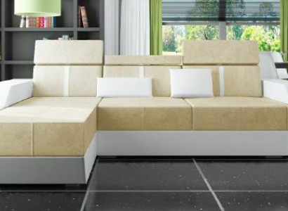 Fabric sofa Corner sofa Textile sofa Sofa + USB Textile Fabric Living landscape Upholstery new