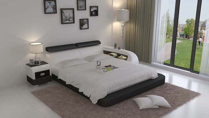 Bed with USB Upholstered bed Luxury bed Double bed Marriage bed Beds 140/160/180 LB8801