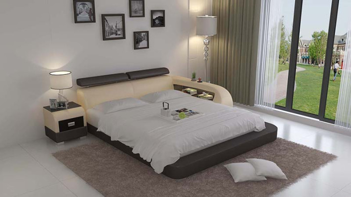Bed with USB Upholstered bed Luxury bed Double bed Marriage bed Beds 140/160/180 LB8801