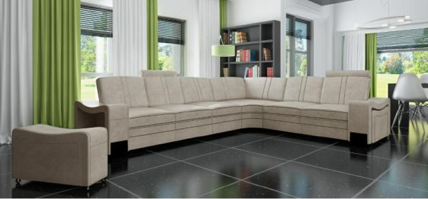 Fabric couch Textile Upholstery Corner sofa Couch Sofa Corner sofa Living landscape