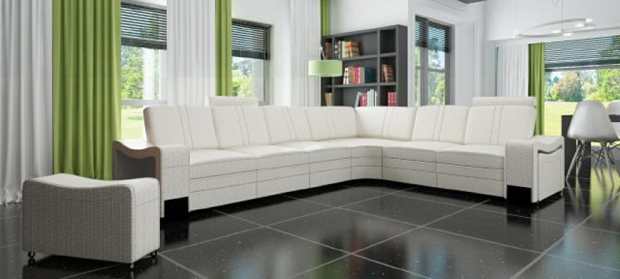 Fabric couch Textile Upholstery Corner sofa Couch Sofa Corner sofa Living landscape