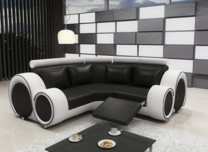 Corner sofa Sofa Couch BERX Upholstery Living landscape Leather Corner Sofas Suite L-shape