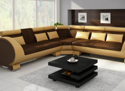 Living landscape Couch Upholstery Sofa Seat Corner Eck Living landscape Suite LT01 new