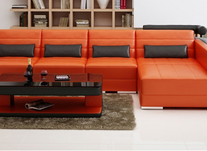 Big Couch Sofa Living landscape Upholstery Corner Leather Sofa Suite Couches Bergamo