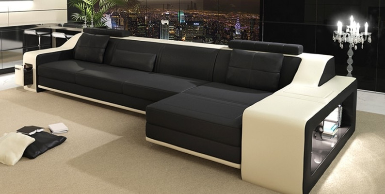 Design Corner sofa Sofa Couch Upholstery Seat Corner Suite Sofas Leather Textile