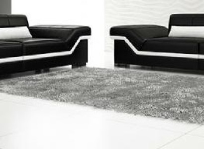 LEATHER SOFA BIG SOFA 3+3 DESIGN SOFA Upholstery Leather Suite COUCH SOFAGARITUR new