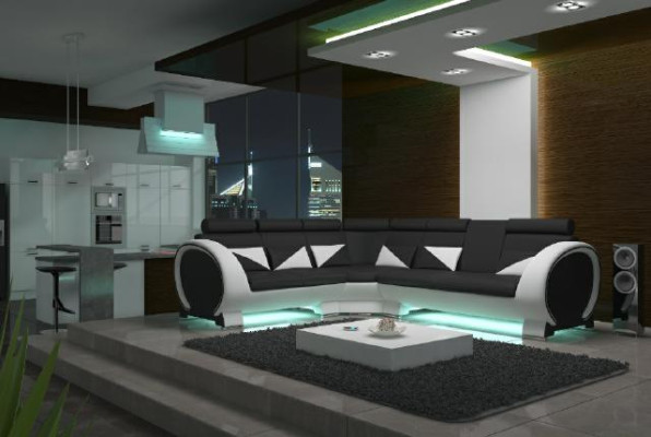 Designer Corner sofa Couch Sofa Upholstery Suite Lounge Sofas Couches Living landscape