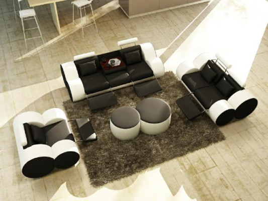 Leather SOFA 3/2/1 Seater RELAX COUCH Sofa set COUCH SET UPHOLSTERY SET