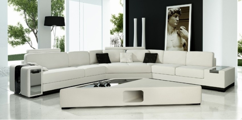 Leather sofa Corner sofa Sofa Couch Upholstery Designer Corner suite Living landscape LimaS