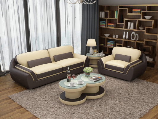Leather sofa couch sofa set 3+1 seater suite design modern new sofa