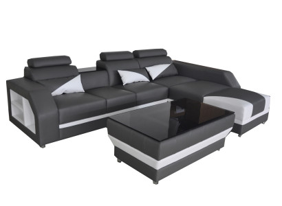 Leather Corner Sofa Couch Suite Corner Sofas Couches Upholstery Living landscape