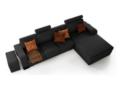 exclusive s Leather Corner sofa Stylish design for timeless elegance