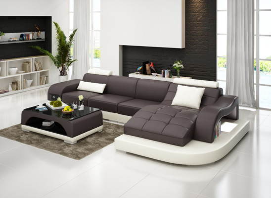 Leather Corner Sofa Couch Living landscape Luxury Suite Corner Sofas Couches