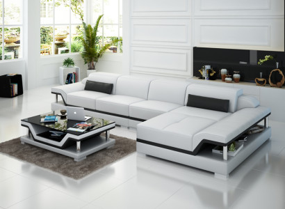 Design leather sofa sofa couch upholstery corner suite seating set leather couches 8004C