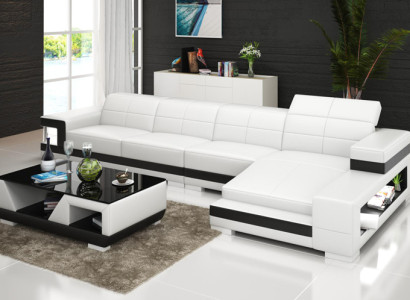 Sofa Leather Sofa Couch Living landscape Corner Modern Corner sofa Design Suite