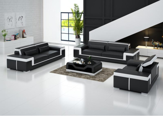 Sofa set 3+2 Seater Leather Sofa Couch Upholstery Suite Sofa set G8020D