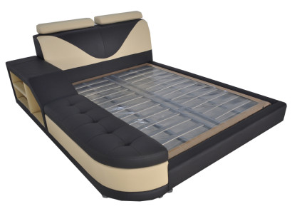 Design Luxury Bed Upholstery Marriage Hotel Modern Beds Leather 140/160/180/200 cm