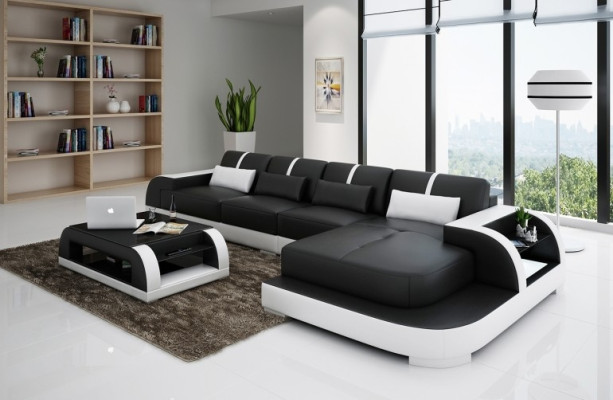 Elegance meets comfort ultimate L-shaped sofa for your modern living room