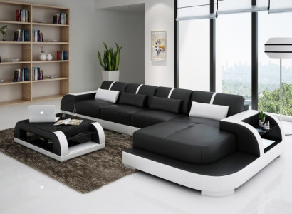 Elegance meets comfort ultimate L-shaped sofa for your modern living room