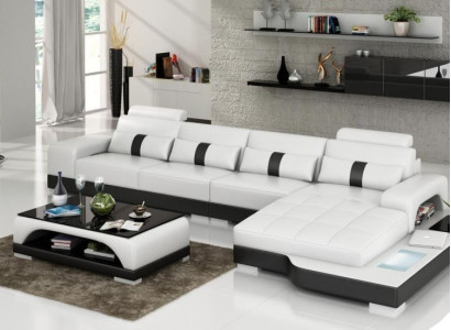 Designer Sofa Couch Upholstery Leather Sofa Corner sofa L-shape Sofas Couches New W/S