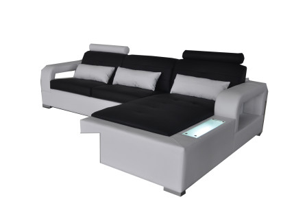 Leather sofa couch living landscape corner suite design modern sofa decoration L-shape