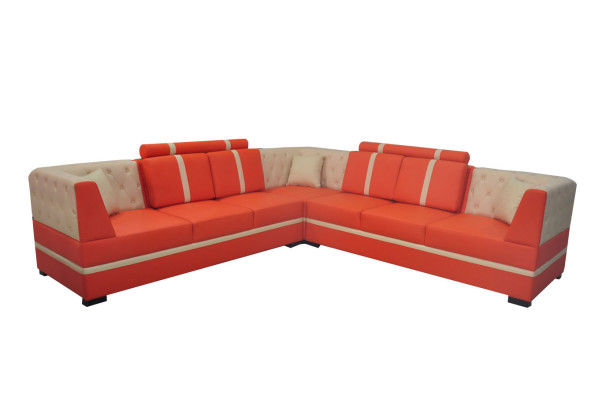 Leather Sofa Couch Living landscape Corner Suite Design Modern Sofa A1128