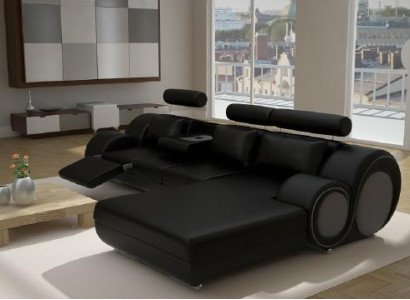 Designer Suite Living landscape Corner sofa Couch Sofa Upholstery Leather sofa Sofas new