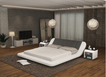 Leather Bed with USB,Upholstery Beds Luxury Double Marriage 140/160/180 LB8826