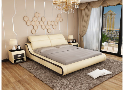 Bed with USB Upholstered bed Double bed Double bed Beds 140/160/180 LB8835