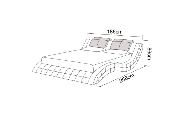 Luxury Leather Bed Design Upholstery Beds Double Marriage 140/160/180 LB8824