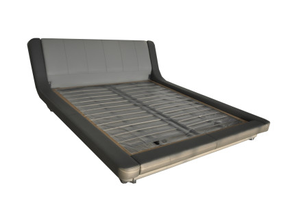 Double Luxury Design Leather Bed Upholstery Beds Modern Hotel Multifunction