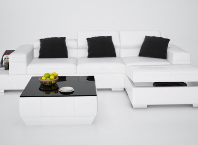 Leather sofa sofa couch modern living landscape corner sofa design corner suite