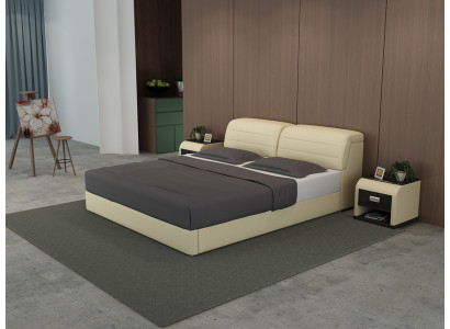 Leather Bed with USB Upholstery Beds Luxury Double Marriage 140/160/180 LB8827