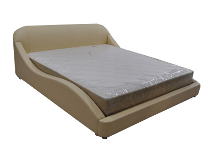 New, modern and comfortable bed for the bedroom
