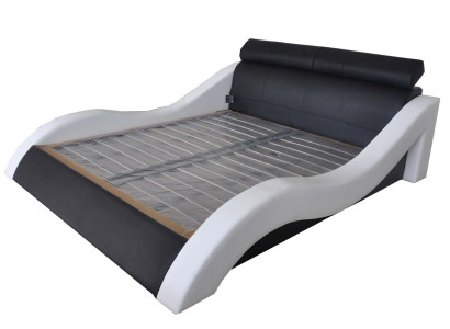 Double Luxury Design Leather Hotel Bed Upholstery Beds Modern Multifunction