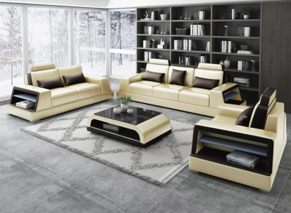 Multifunction s Couch Relax Sofa Leather Upholstery Three Seater Design 3er new Couches