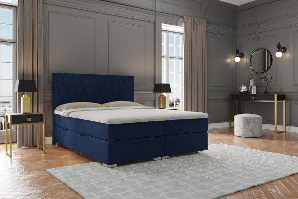 Boxspring Bed Hotel Design Velvet Luxury Beds Upholstery bed base Function Double