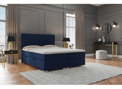 Boxspring Bed Hotel Design Velvet Luxury Beds Upholstery bed base Function Double
